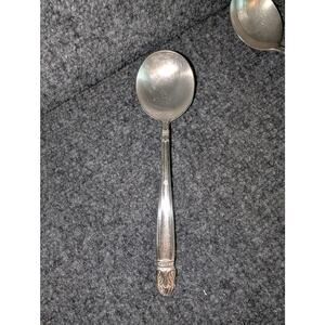 Vintage Holmes & Edwards Danish Princess Inlaid IS Three Jelly Spoons
